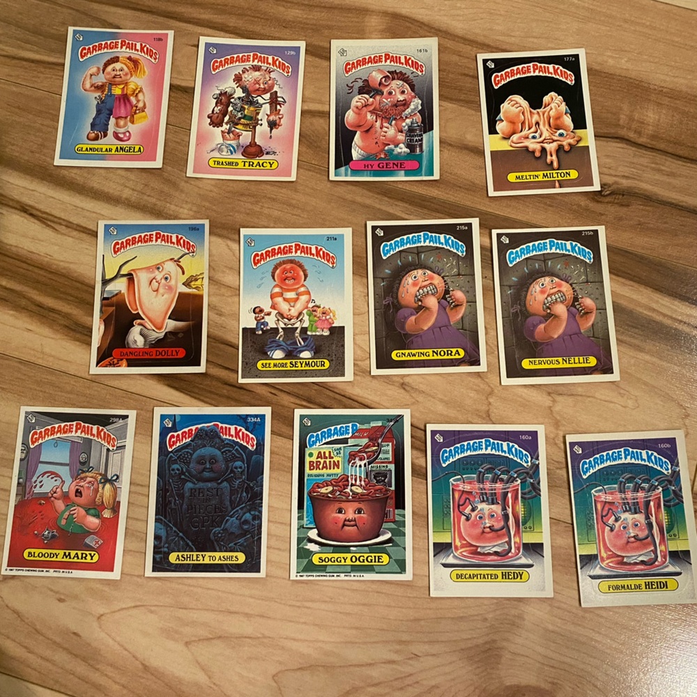 Garbage Pail Kids Vintage 1986 Trading Cards Set